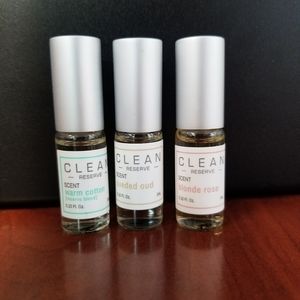 Clean rollerballs 3ml x 3